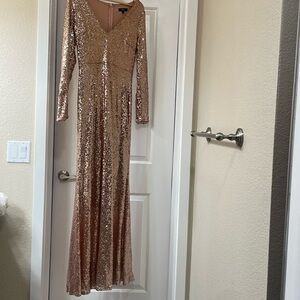 Women’s Lulu’s rose gold gown